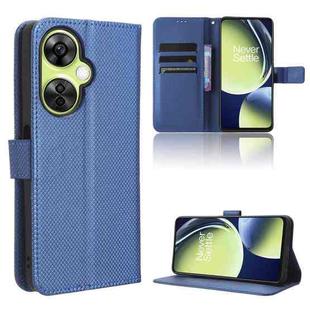 For OnePlus Nord CE 3 Lite Diamond Texture Leather Phone Case(Blue)