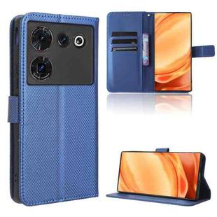 For ZTE Nubia Z50 Ultra Diamond Texture Leather Phone Case(Blue)