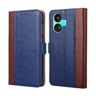 For Realme GT Neo5 SE Ostrich Texture Horizontal Flip Leather Phone Case(Blue)