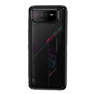 For Asus ROG Phone 6 Clear PC + TPU Shockproof Phone Case(Black)
