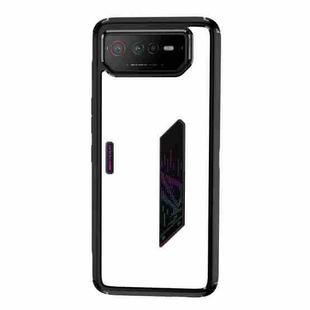 For Asus ROG Phone 6 Clear PC + TPU Shockproof Phone Case(White)