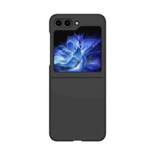For Samsung Galaxy Z Flip5 Fuel Injection PC Skin Feel Phone Case(Black)
