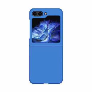 For Samsung Galaxy Z Flip5 Fuel Injection PC Skin Feel Phone Case(Blue)