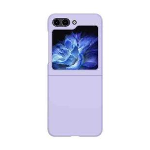 For Samsung Galaxy Z Flip5 Fuel Injection PC Skin Feel Phone Case(Purple)