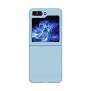 For Samsung Galaxy Z Flip5 Fuel Injection PC Skin Feel Phone Case(Sky Blue)