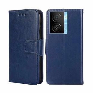 For vivo iQOO Z7x Crystal Texture Leather Phone Case(Royal Blue)