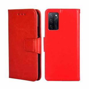 For OPPO A55S 5G Crystal Texture Leather Phone Case(Red)
