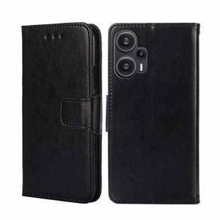 For Xiaomi Redmi Note 12 Turbo Crystal Texture Leather Phone Case(Black)