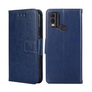For Nokia C22 Crystal Texture Leather Phone Case(Royal Blue)