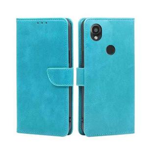 For Kyocera Digno SX3-KYG02 Calf Texture Buckle Flip Leather Phone Case(Light Blue)