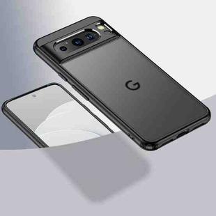 For Google Pixel 8 Pro Armor Clear TPU Hard PC Phone Case(Matte Black)