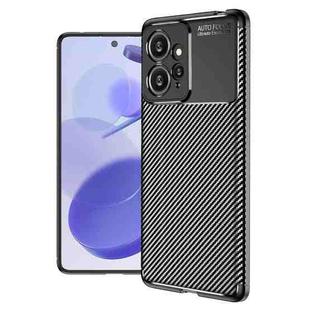 For Xiaomi Redmi Note 12 4G Global Carbon Fiber Texture Shockproof TPU Phone Case(Black)