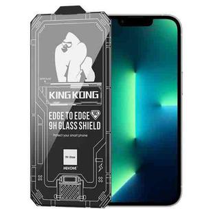 For iPhone 13 Pro Max WK WTP-066 King Kong Vacha 9D Curved HD Tempered Glass Film(Black)