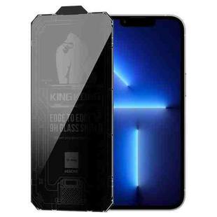 For iPhone 13 Pro WK WTP-067 King Kong Vacha 9D Curved Privacy Tempered Glass Film(Black)