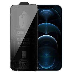 For iPhone 12 Pro Max WK WTP-067 King Kong Vacha 9D Curved Privacy Tempered Glass Film(Black)
