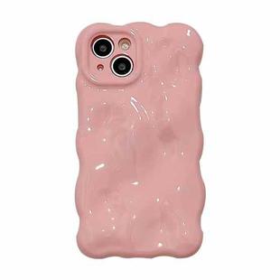 For iPhone 14 Pro Max Gloss Oil Wave BubblesTPU Phone Case(Light Pink)