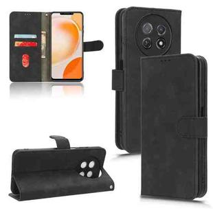 For Huawei Enjoy 60X Skin Feel Magnetic Flip Leather Phone Case(Black)
