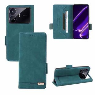 For Realme GT Neo5 SE Magnetic Clasp Leather Phone Case(Green)
