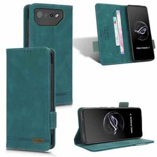 For ASUS ROG Phone 7 Magnetic Clasp Leather Phone Case(Green)