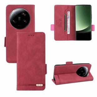 For Xiaomi 13 Ultra Magnetic Clasp Leather Phone Case(Red)
