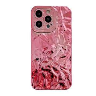 For iPhone 14 Plus Meteorite Texture Electroplating TPU Phone Case(Red)