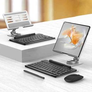 For Huawei Mate XS / XS 2 / X2 / X3 GKK Magnetic Folding Keyboard Bracket Set, Keyboard + Holder + Pen + Mouse(Silver)