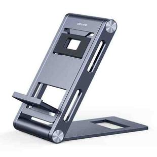 DUX DUCIS Foldable Z Shaped Aluminum Alloy Mobile Phone Holder(Lead Color)
