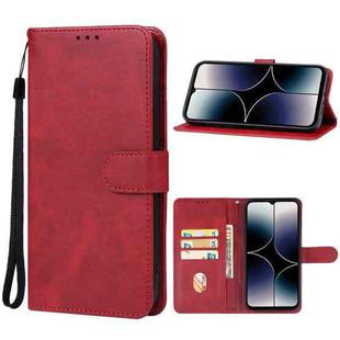 For Ulefone Note 16 Pro Leather Phone Case(Red)