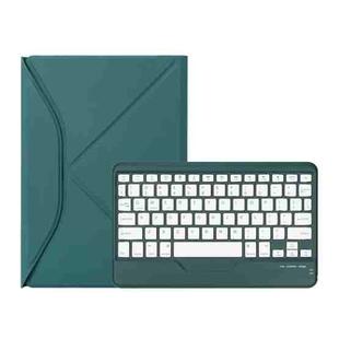 Z10B For iPad 10th Gen 10.9 2022 Pen Slot Bluetooth Keyboard Leather Tablet Case(Green)
