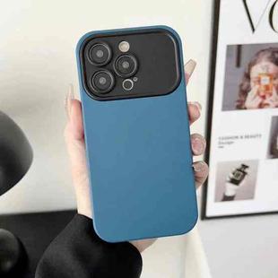 For iPhone XS Max Liquid Silicone Phone Case(Blue)