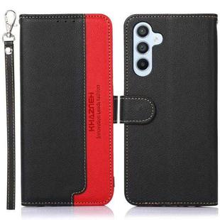 For Samsung Galaxy S23 FE 5G KHAZNEH Litchi Texture Leather RFID Phone Case(Black)