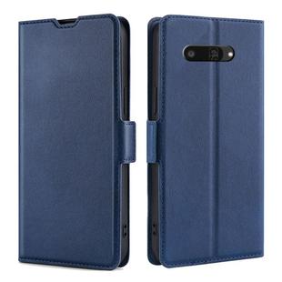 For Kyocera Digno SX4 5G Ultra-thin Voltage Side Buckle Horizontal Flip Leather Phone Case(Blue)