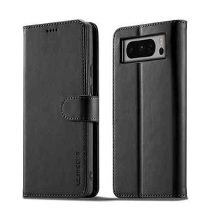 For Google Pixel 8 Pro LC.IMEEKE Calf Texture Horizontal Flip Leather Case(Black)