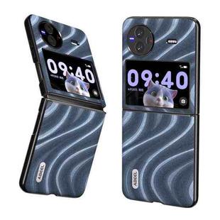 For vivo X Flip Galactic Pattern Protective Phone Case(Blue)