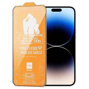 For iPhone 14 Pro WK WTP-070 King Kong Vacha 9D Curved AR Frosted Tempered Glass Film(Black)