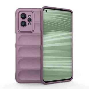For Realme GT2 Pro Magic Shield TPU + Flannel Phone Case(Purple)