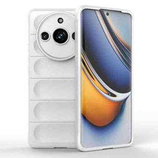 For Realme 11 Pro 5G/11 Pro+ 5G Magic Shield TPU + Flannel Phone Case(White)