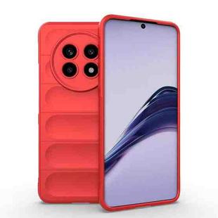 For Realme 13 Pro 5G Global Magic Shield TPU + Flannel Phone Case(Red)