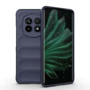 For Realme P2 Pro 5G Global Magic Shield TPU + Flannel Phone Case(Dark Blue)