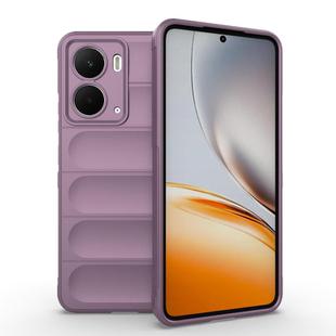 For Realme P3 5G Global Magic Shield TPU + Flannel Phone Case(Purple)