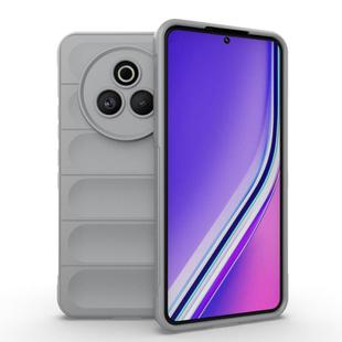 For Realme P3 Pro 5G Global Magic Shield TPU + Flannel Phone Case(Grey)