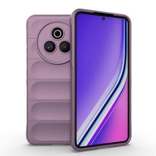 For Realme P3 Pro 5G Global Magic Shield TPU + Flannel Phone Case(Purple)