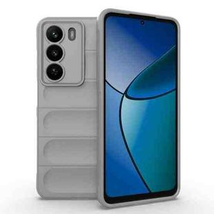 For Realme C73 5G Global / Narzo 80 Lite Magic Shield TPU + Flannel Phone Case(Grey)