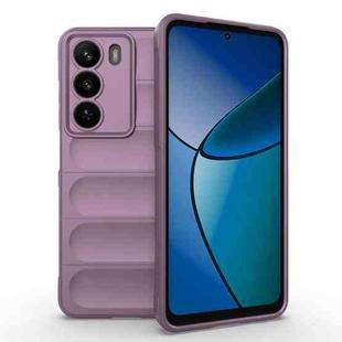 For Realme C73 5G Global / Narzo 80 Lite Magic Shield TPU + Flannel Phone Case(Purple)