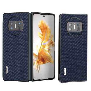 For Huawei Mate X3 ABEEL Carbon Fiber Texture Protective Phone Case(Dark Blue)