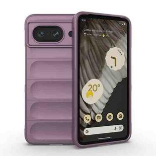 For Google Pixel 8 5G Magic Shield TPU + Flannel Phone Case(Purple)