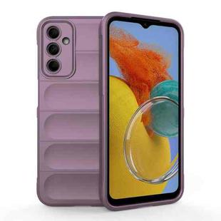 For Samsung Galaxy M14 5G Magic Shield TPU + Flannel Phone Case(Purple)