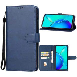 For vivo Y35+ Leather Phone Case(Blue)