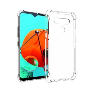 For LG K51 Shockproof Non-slip Waterproof Thickening TPU Protective Case(Transparent)