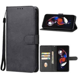For Xiaomi Redmi Note 12T Pro Leather Phone Case(Black)